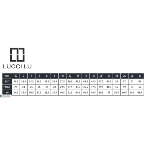 NWT Lucci Lu 1137, 6, Yellow Jacquard lace up Ballgown - Picture 8 of 8